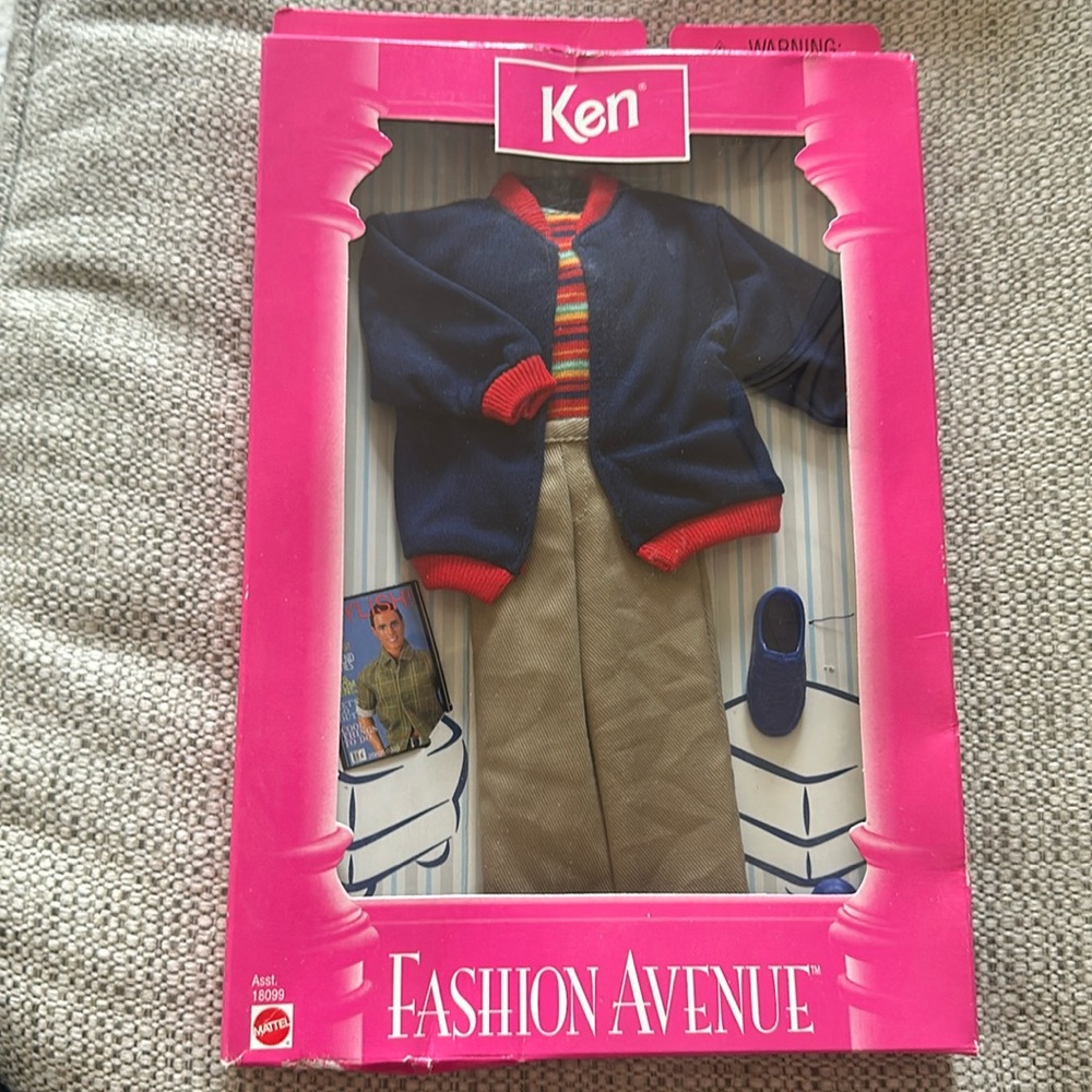 1998 Vintage Fashion Avenue Ken Clothes